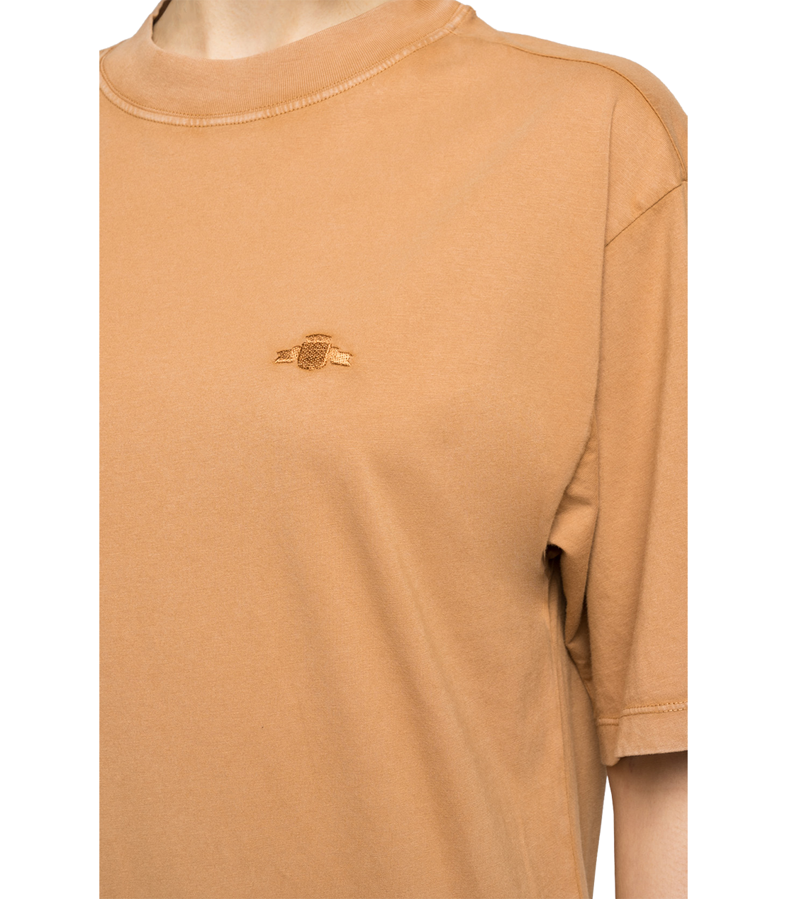 BIO PACKガーメントダイ オーガニックコットンジャージードレス 詳細画像 ブラウンシュガー 6